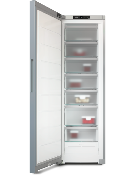 FNS 4382 D Samostojeći zamrzivač Izgled plemenitog čelika