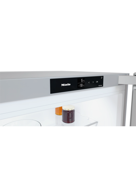 KFN 4377 CD Samostojeći hladnjak sa zamrzivačem Izgled plemenitog čelika